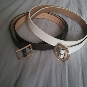 Two pair belt set